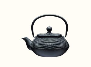 Le'Xpress Cast Iron Teapot and Infuser, 600ml, Black